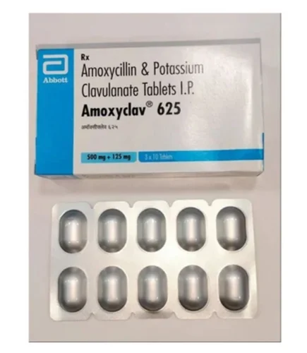 625mg Amoxyclav Amoxicillin Potassium Clavulanate Tablet