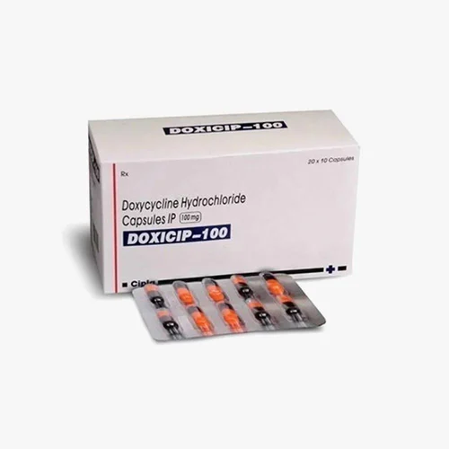 Doxicip Doxycycline Capsules 100 Mg