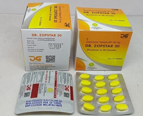 Dr. Zopstar 30 mg Zopiclone 30 mg