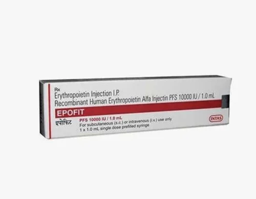 Epofit Recombinant Human Erythropoietin Alfa 10000 IU Injection PFS