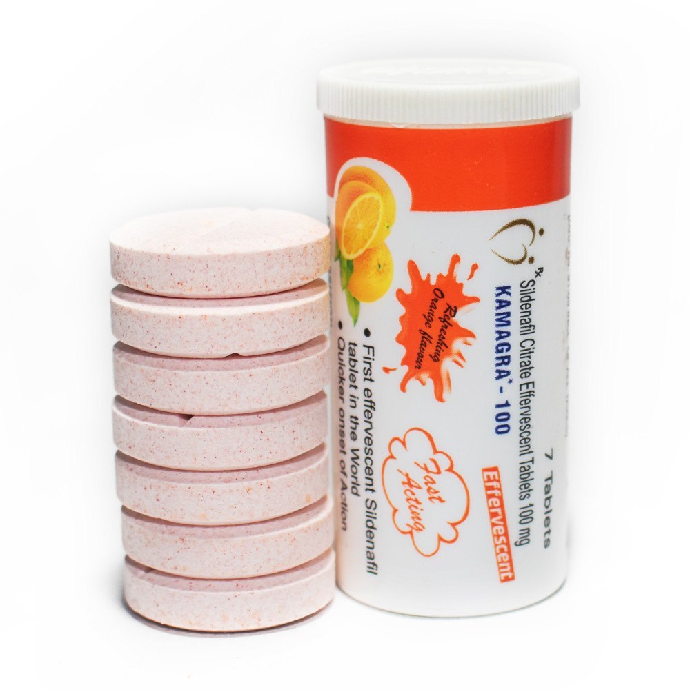 Kamagra 100mg Sildenafil (100mg) Effervescent Tablet