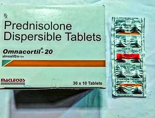 Omnacortil Prednisolone Dispersible Tablets 20 Mg