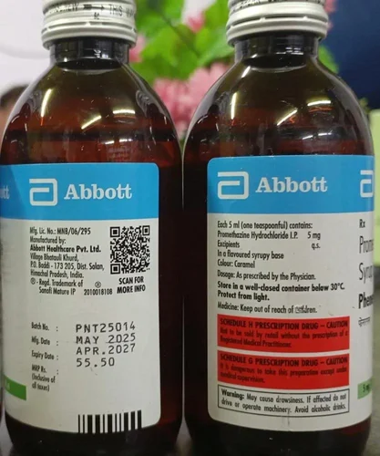 Phenergan Promethazine IP Syrup 5 Mg/Ml