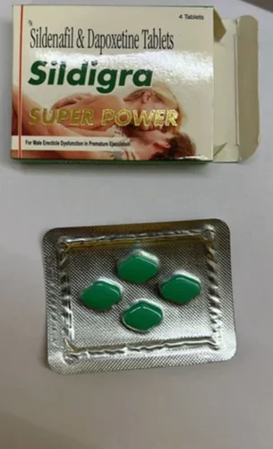 Sildigra Super Power Sildenafil & Dapoxetine Tablets