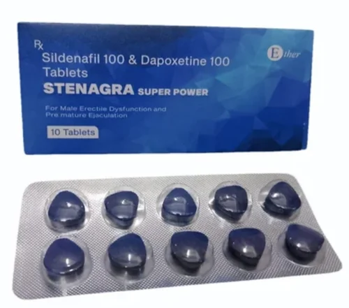 Stenagra Super Power Sildenafil Tablets